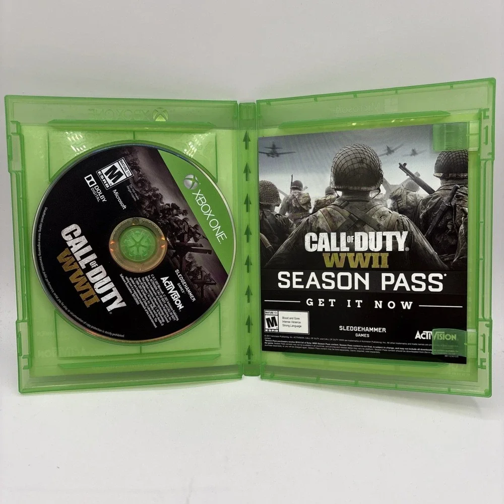 XBOX ONE Call of Duty WWII & Battlefield 1 Early Enlister Deluxe Edition 2 Games